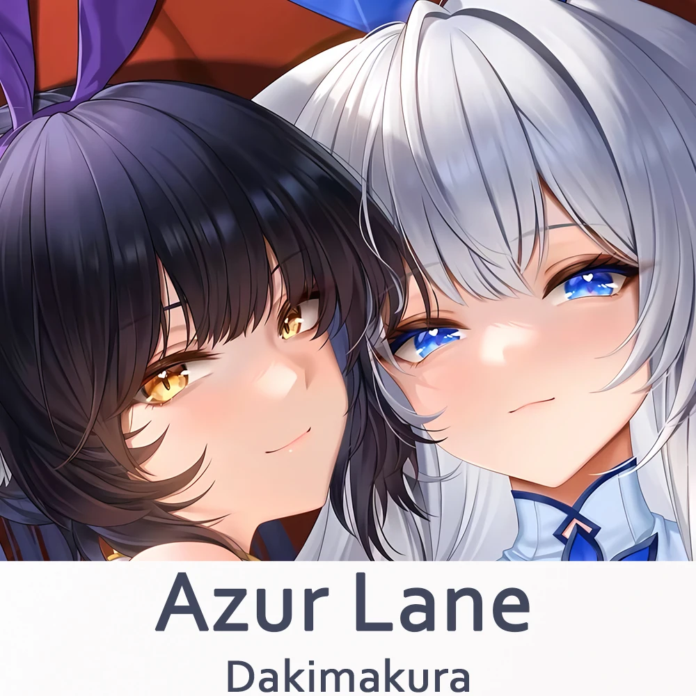 

Azur Lane Shinano Musashi Dakimakura 2WAY Hugging Body Pillow Case Anime Otaku Pillow Cushion Cover Xmas Gifts