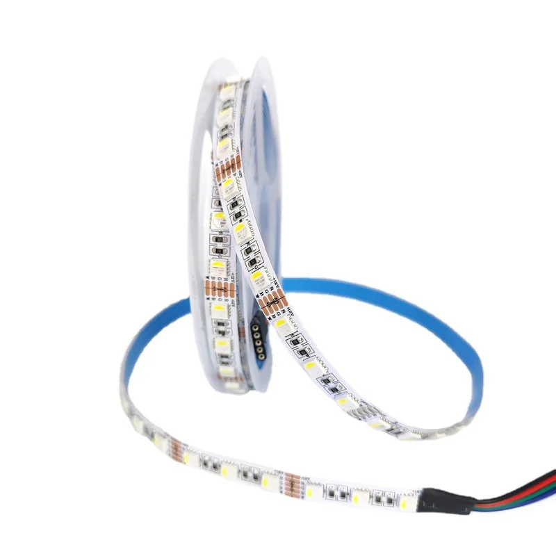 5m Custom10mm 12v 24v 5050 RGBW RGBWW  LED Strip RGB+White RGB+Warm White 72 leds/m Changeable Flexible Holiday Stripe Light