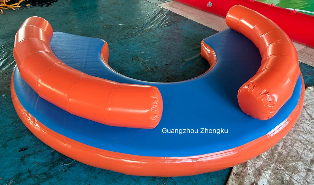 منصة قاعدة قابلة للنفخ على شكل جزيرة عائمة للمياه في الصيف لقضاء عطلة الحفلات #5