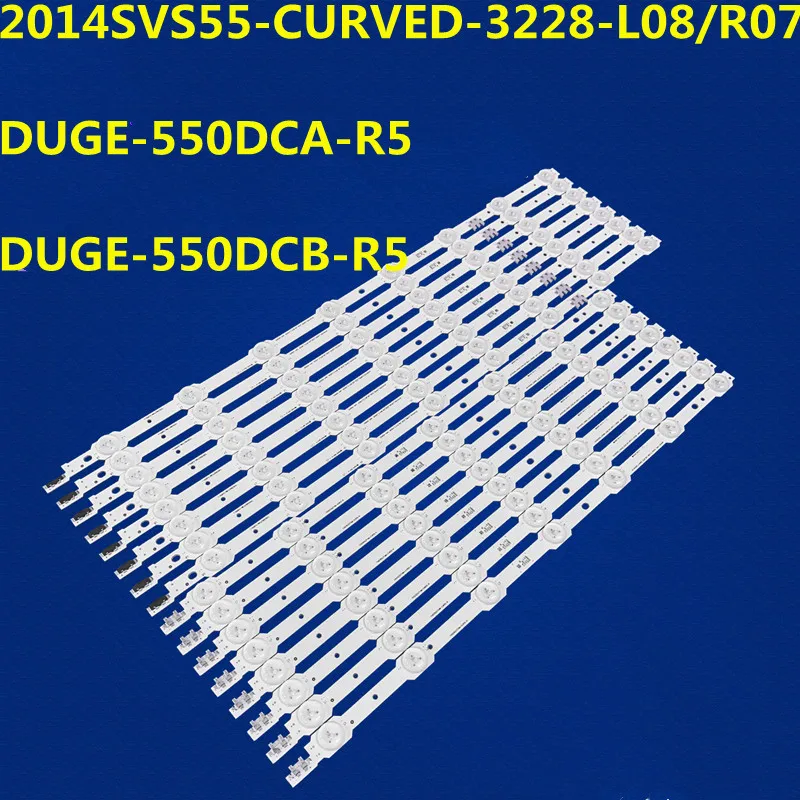 

Светодиодная лента для UE55HU7205, 16 шт., UE55HU7200, UE55HU7105, UE55HU7100, 2014SVS55-CURVED-3228-L08/R07, LM41-00106J 00093B/C