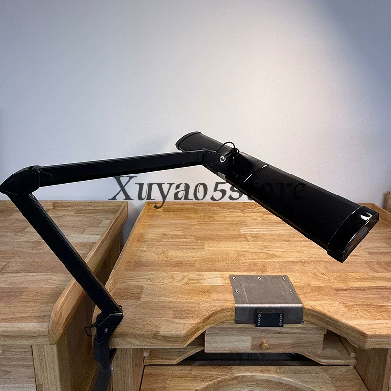 Jewelry 30W LED Working Clamp Light Superior 3000~6500k Flexible Arm Jeweller's Lamps Desk Mount Bench Lamp with Dimming & CCT