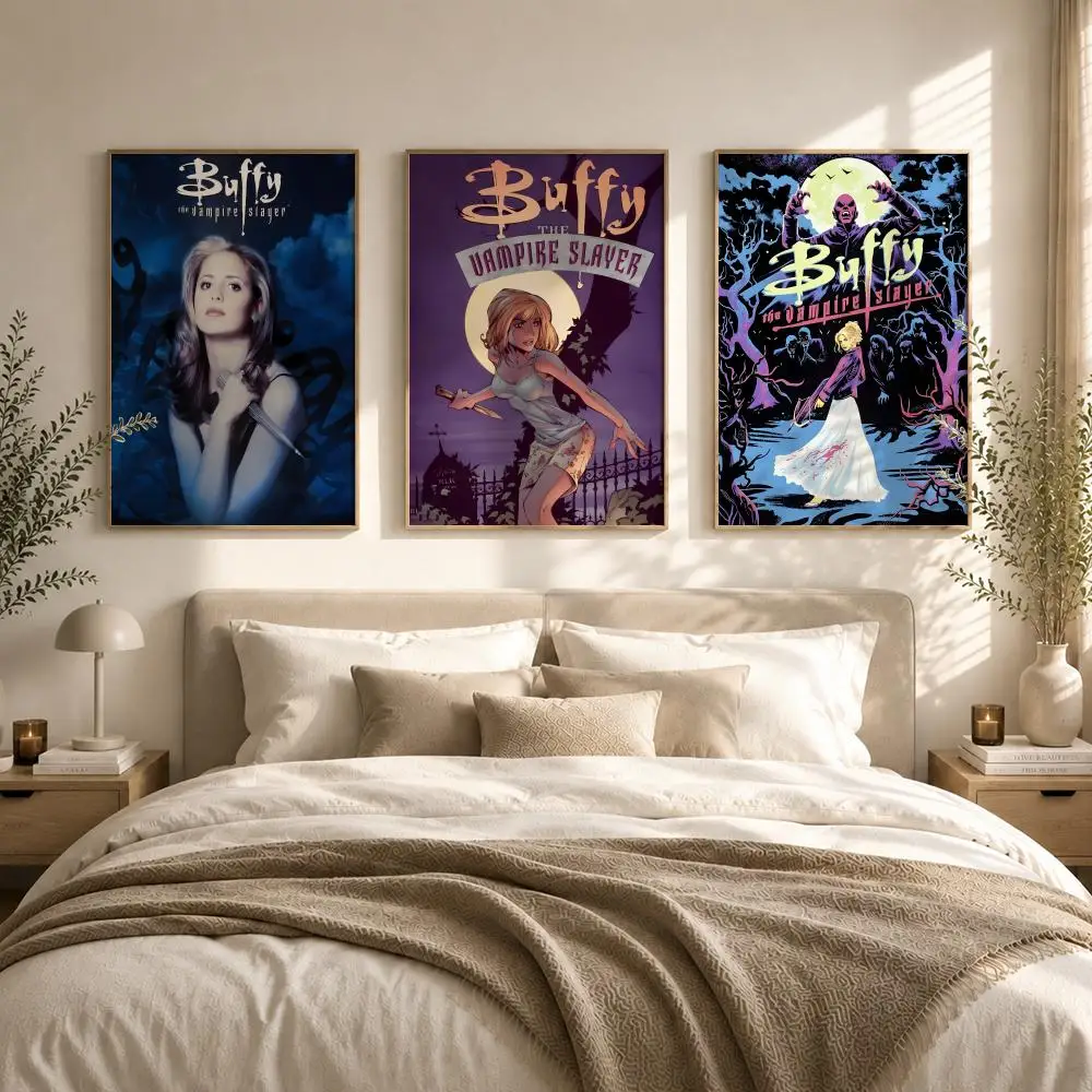 Buffy the Vampire Slayer Poster HD art sticky wall waterproof home living room bedroom bar aesthetic decoration