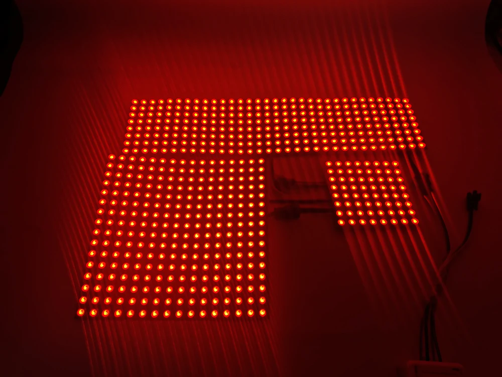 DC12V WS2815 8*8 8*32 16*16 Led Panel 4Pin Individually Addressable 5050 RGB Pixels Matrix Flexible Screen Dual Signal Module