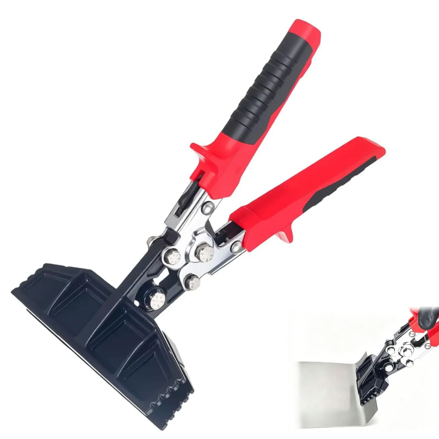 Hand Seamer Tool 6-Inch Sheet Metal Bender Heavy-Duty Steel Sheet Metal Brake Pliers for Bending Seaming Flattening