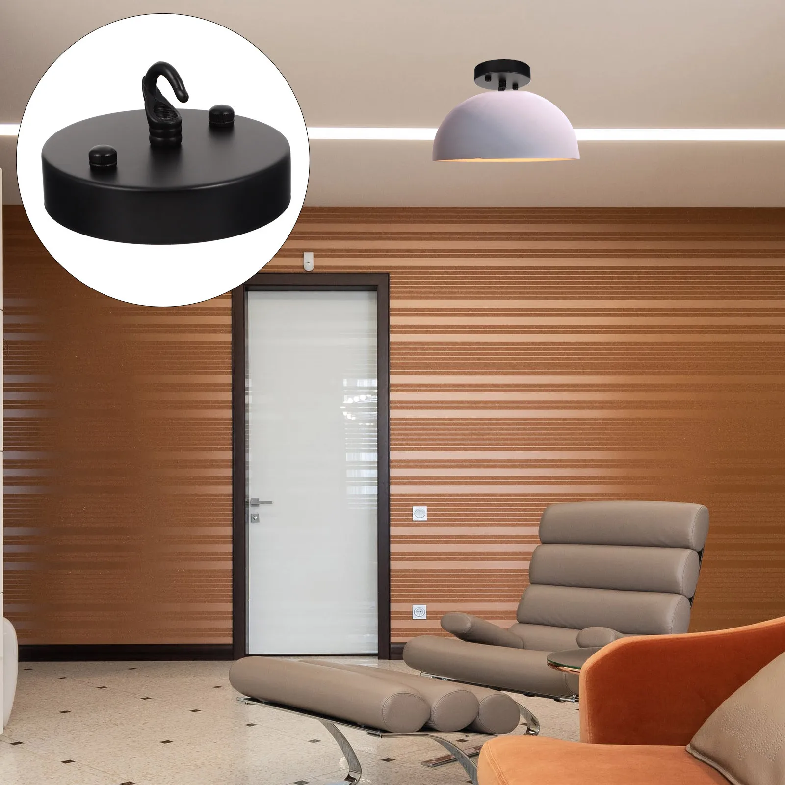 

Vintage Chandelier Ceiling Plate Durable Elegant Practical Use for Kitchen Bathroom Creative Lamp Decoration Lamp Ornaments