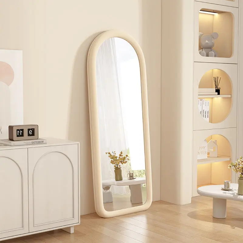 Espejo de pie de macramé Para El Hogar, vestidor de diseño Irregular, espejo de ducha, pasillo, Adornos Para El Hogar, decoración del hogar