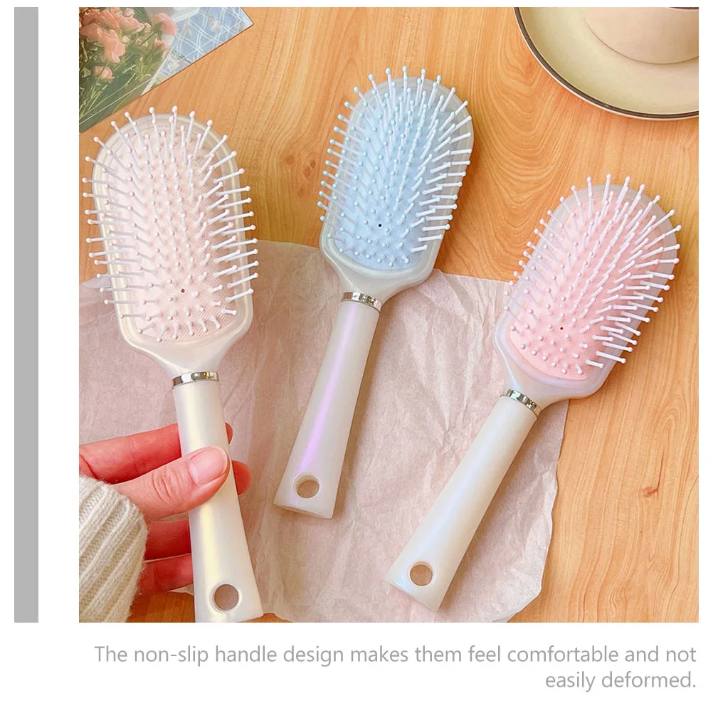 

Hair Comb Plastic Detangling Combs For Women Scalp Massager Lightweight Portable Hairdressing Brush Hair Styling Massage
