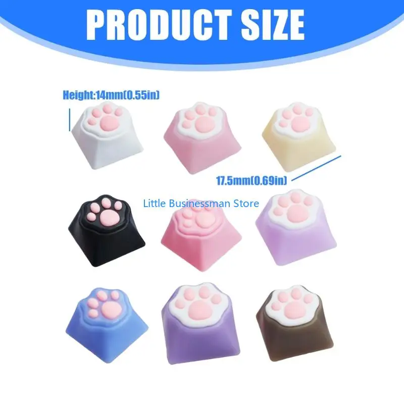 DIY Mechanische Tastaturen KeyCap Persönlichkeit Schöne Paws CatPaw Pad Keycap für Schalter M76A – Detail 6