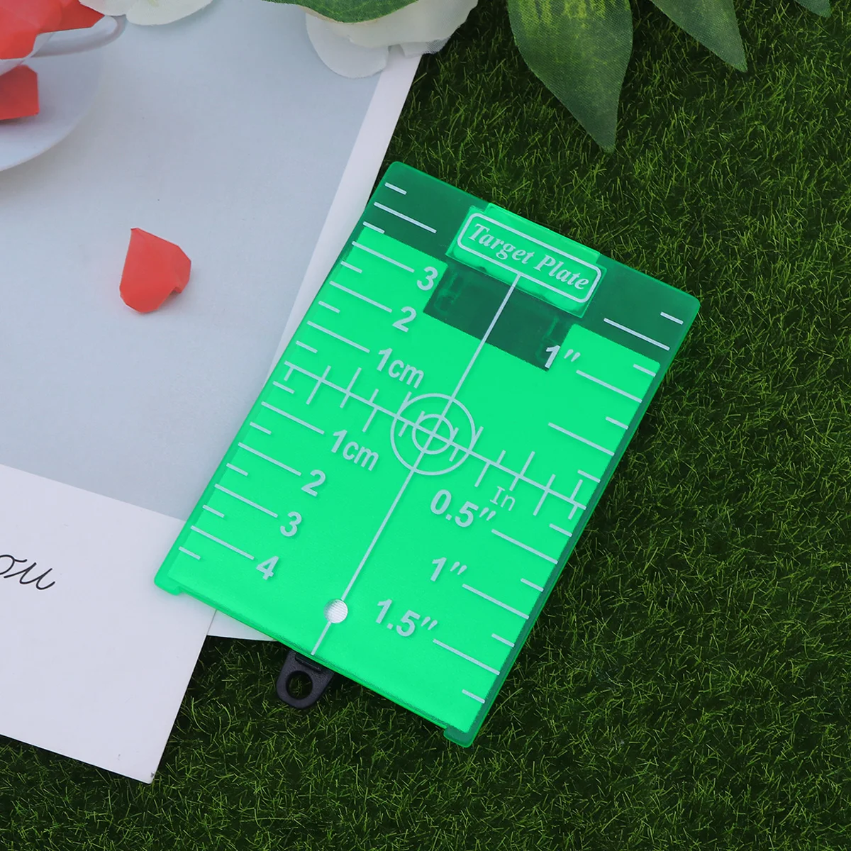

Line Instrument Professional Target Plate Levels Card Cross Measuring Leveling Tool Infrared Target Card Durable