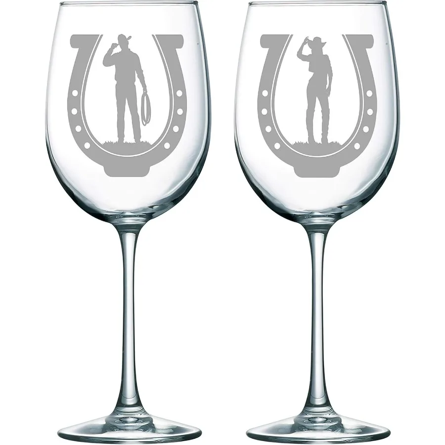

Stemmed Wine Glasses for Western Wedding Decor: Ideal for Cowboy and Cowgirl Theme Celebrations Perfect for Anniversary Parties