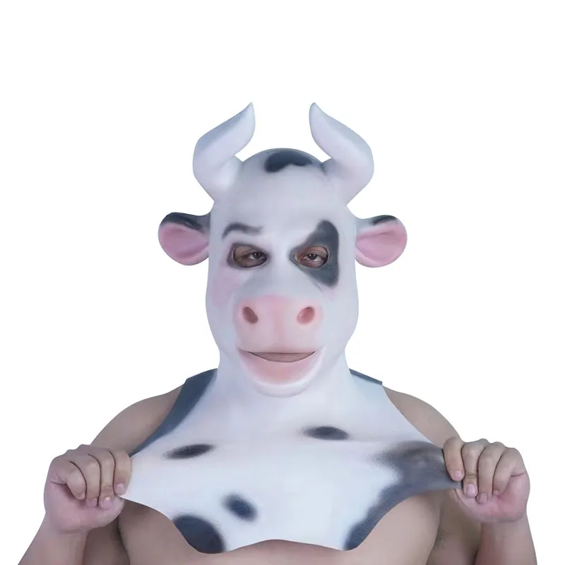 Silicone Bull Masker Collectie Anime Masker Cosplay Accessoire Cleavage Transgender Westen Halloween Funny Realistische