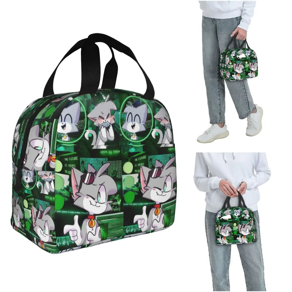 

Cartoon Popular Funny Acenix Insulated Lunch Bag for Women Children Leakproof Food Boxes Thermal Lunch Box Tote