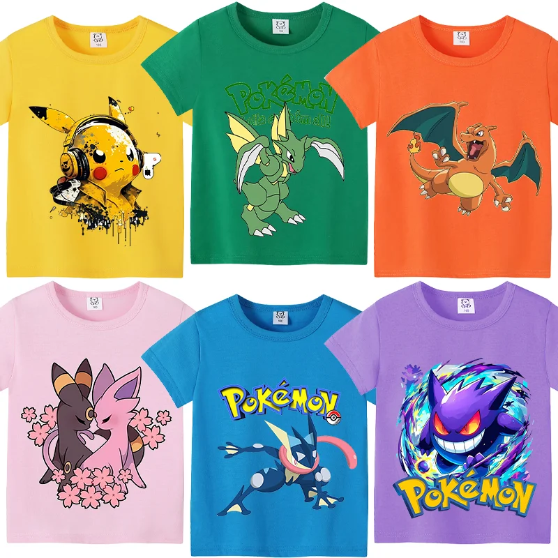 Хлопковая-футболка-с-изображением-покемонов-милая-летняя-рубашка-с-короткими-рукавами-lucario-greninja-топ-для-мальчиков-модная-милая-футболка-в-стиле-аниме-для-девочек-повседневная-одежда-подарок
