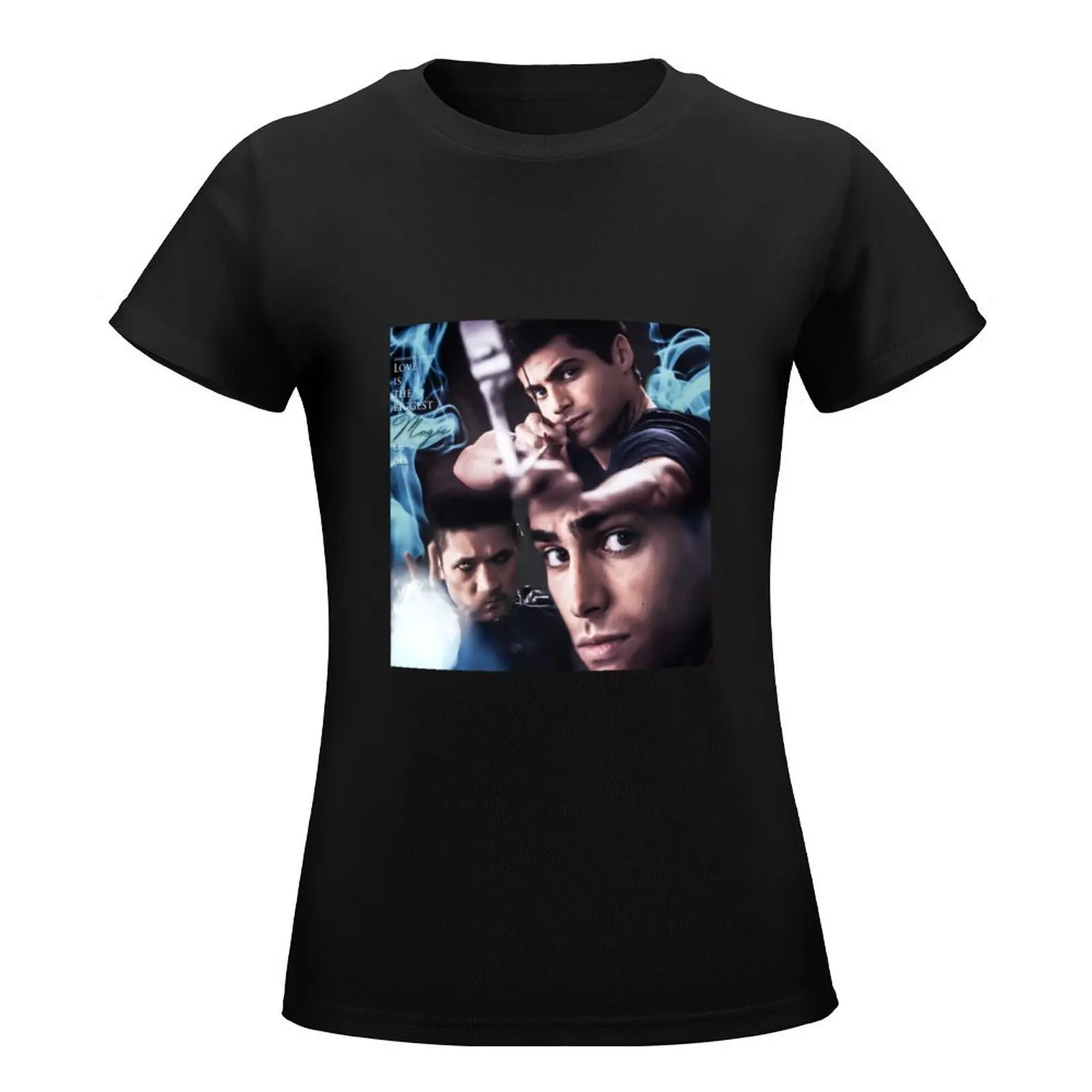 Malec - opening season 2 T-Shirt anime clothes plus size tops Womens clothing