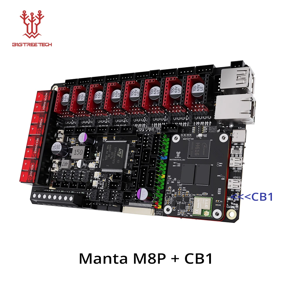 BIGTREETECH Manta M4P M5P M8P Moederbord 32bit voor Klipper Raspberry Voron Ender 3 Stealthy Hi-Speed Oplossing 3D Printer onderdelen