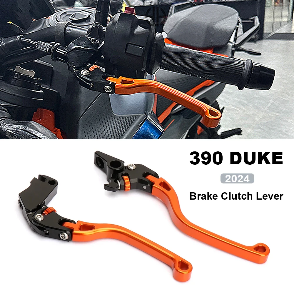 

For 390Duke 390 Duke 390DUKE 390 DUKE 2024 New Motorcycle Accessories New Aluminum Clutch lever Brake Lever Set