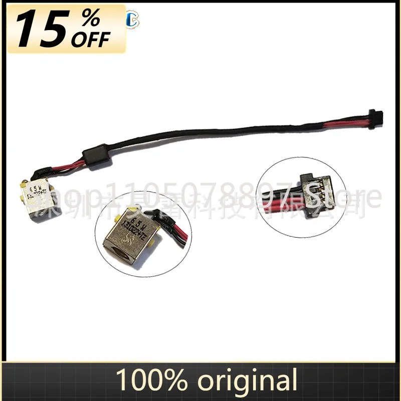 Para Acer Aspire V5-171 V5171 50.SGYN2.002 conector de alimentação com cabo