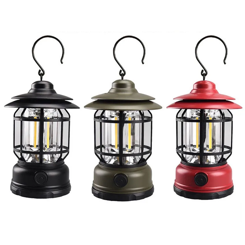 lampe-de-camping-retro-led-cob-rechargeable-taikoo-2026-avec-crochet-de-suspension-lanterne-de-camping-portable-vintage-pour-l'exterieur