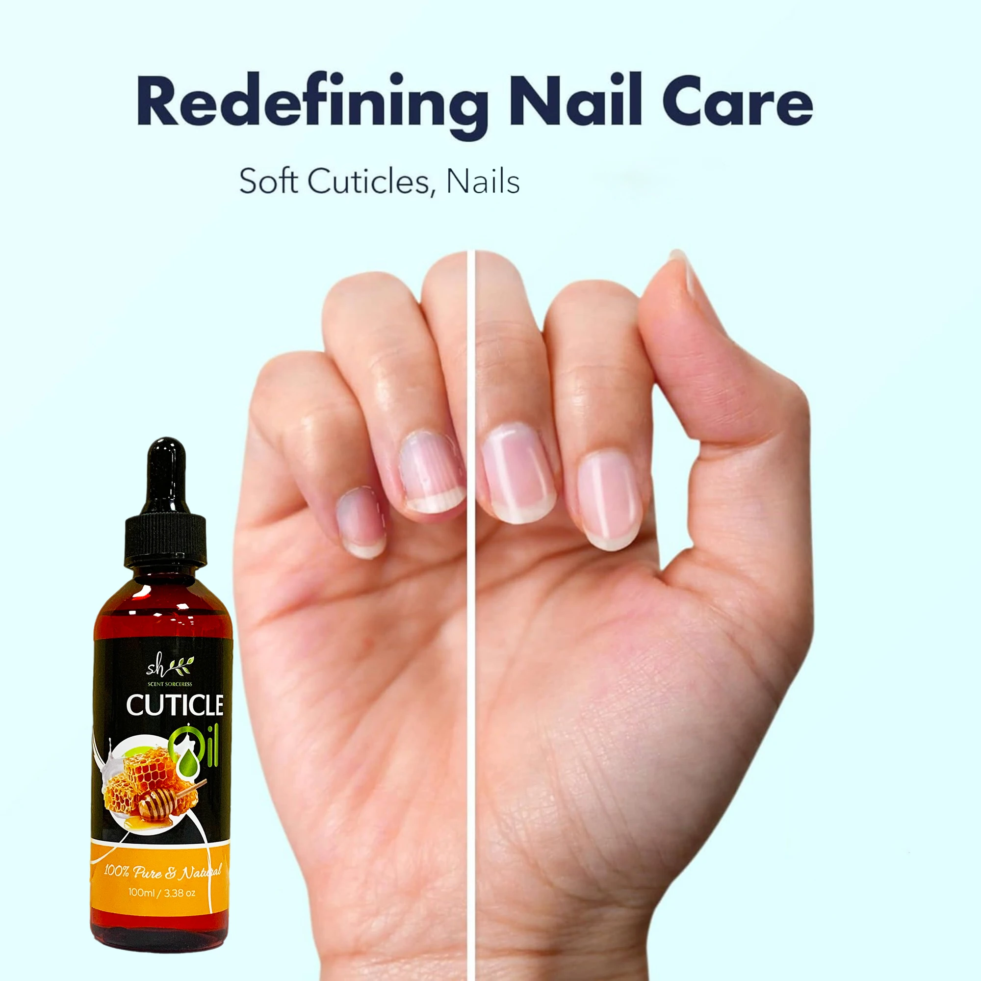 Aceite para masaje de cutículas, 100ml, anti-irritaciones, mantiene la piel de las manos delicada, reparación intensa, alivio de la sequedad, aceite esencial, aromaterapia