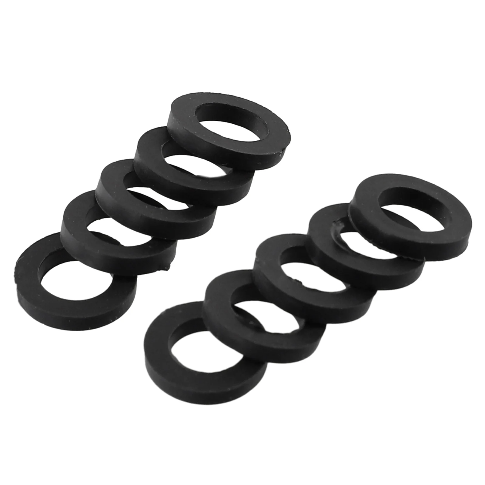 10PCS Black Rubber O Rings Replacement Shower Hose Seal Rubber Washers 1/2inch Pipe Bathroom Tap Washers Half Inch
