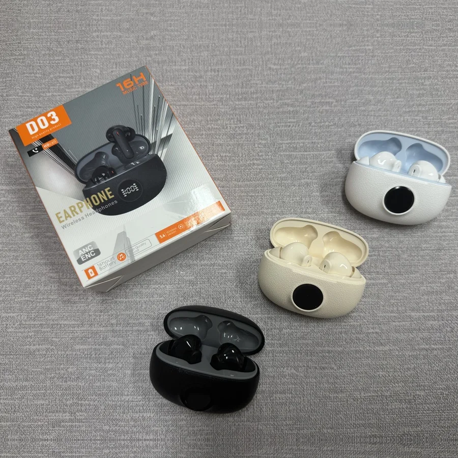 

Latest ANC ENC Earphone Wireless BT Earbuds Composite Membrane Subwoofer Headset TWS Earbuds In Ear WIth Mic