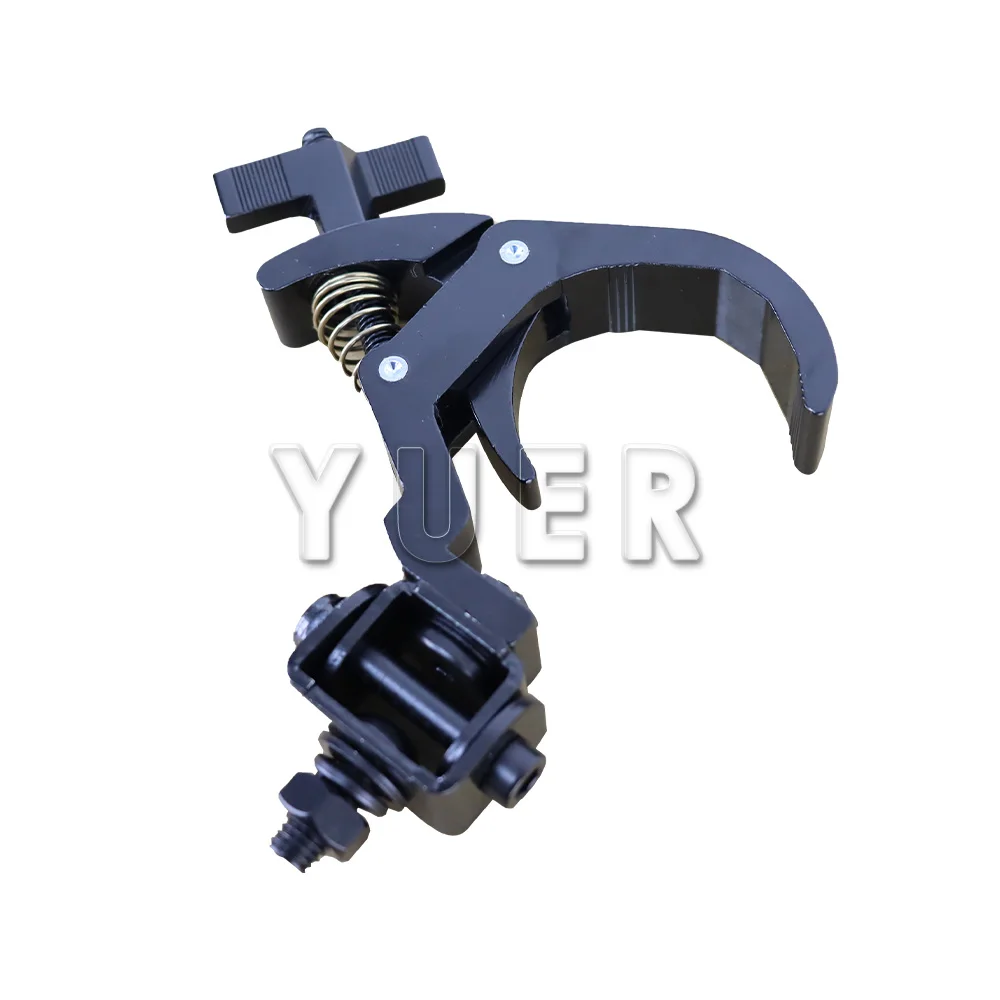 

YUER 10PCS/LOT Stage Light Clamp Aluminum Truss Quick Lock Press Folding Hook Mounting Speaker DJ Beam Moving Head Machine Tube