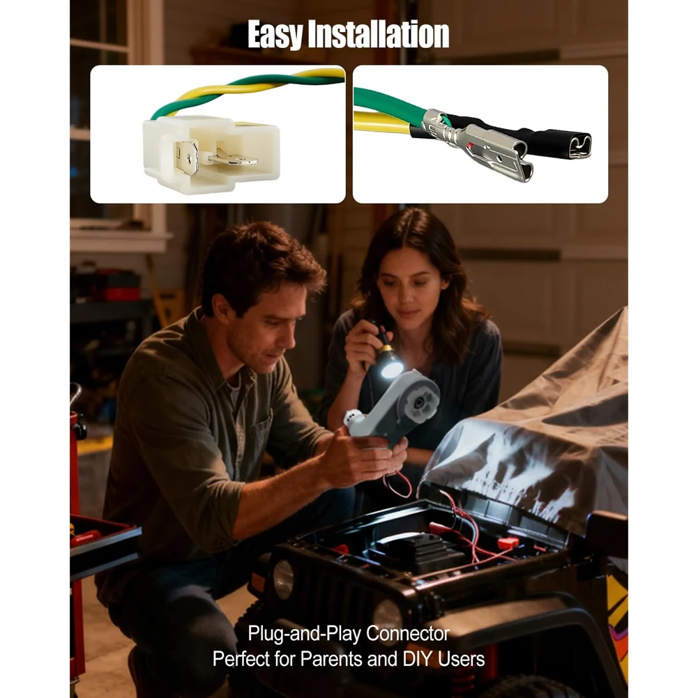 

[NEW!A93G】 High-Speed Motor Gearbox 24V RS775 280W 360RPM For Power Wheels, Robotic Drive Engine