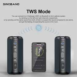 XDobo Sinoband Challenger 50W high-power Bluetooth speaker portable subwoofer stereo IPX7 waterproof wireless Bluetooth speaker