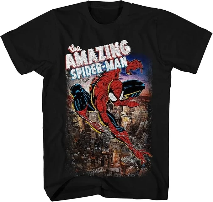 2025 New Marvel-authorized Marvel X-Men 90s Jim Lee Male and Female Pure Cotton Print Anime Clothes T Shirts Off White T-shirt