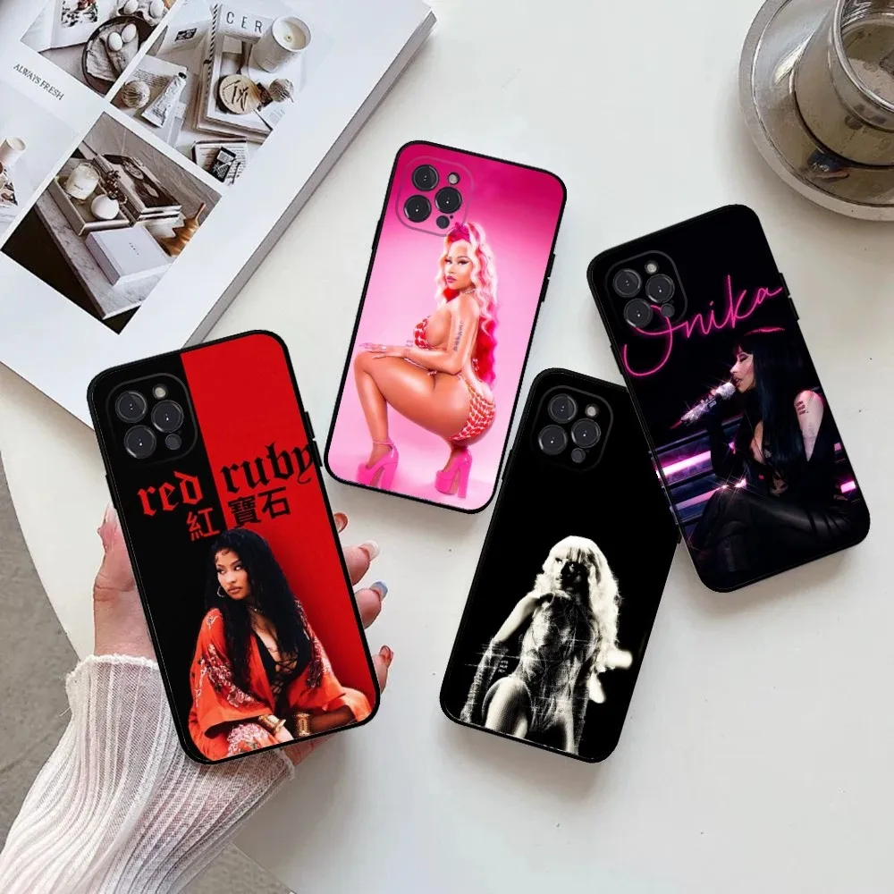 Singer N-Nicki M-Minaj Phone Case  for IPhone 15,14,13,12,11 Pro Max Mini 8,7 Plus SE2 X XR XS MAX Silcone Soft Covers