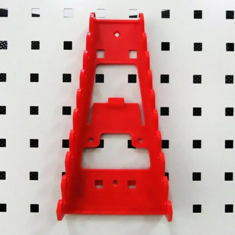 Plastic Wrench Rack Organizer Wall Mounted Tray Sockets Storage Tools Rack Sorter Standard Spanner Holders Home Wrench Holder image 2