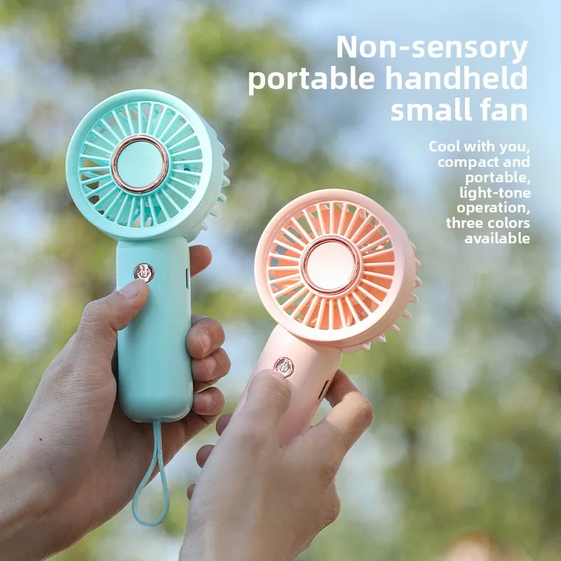 

Лето 2025 г., новый мини-простой ручной вентилятор, USB перезаряжаемый вентилятор, портативный студенческий настольный портативный вентилятор