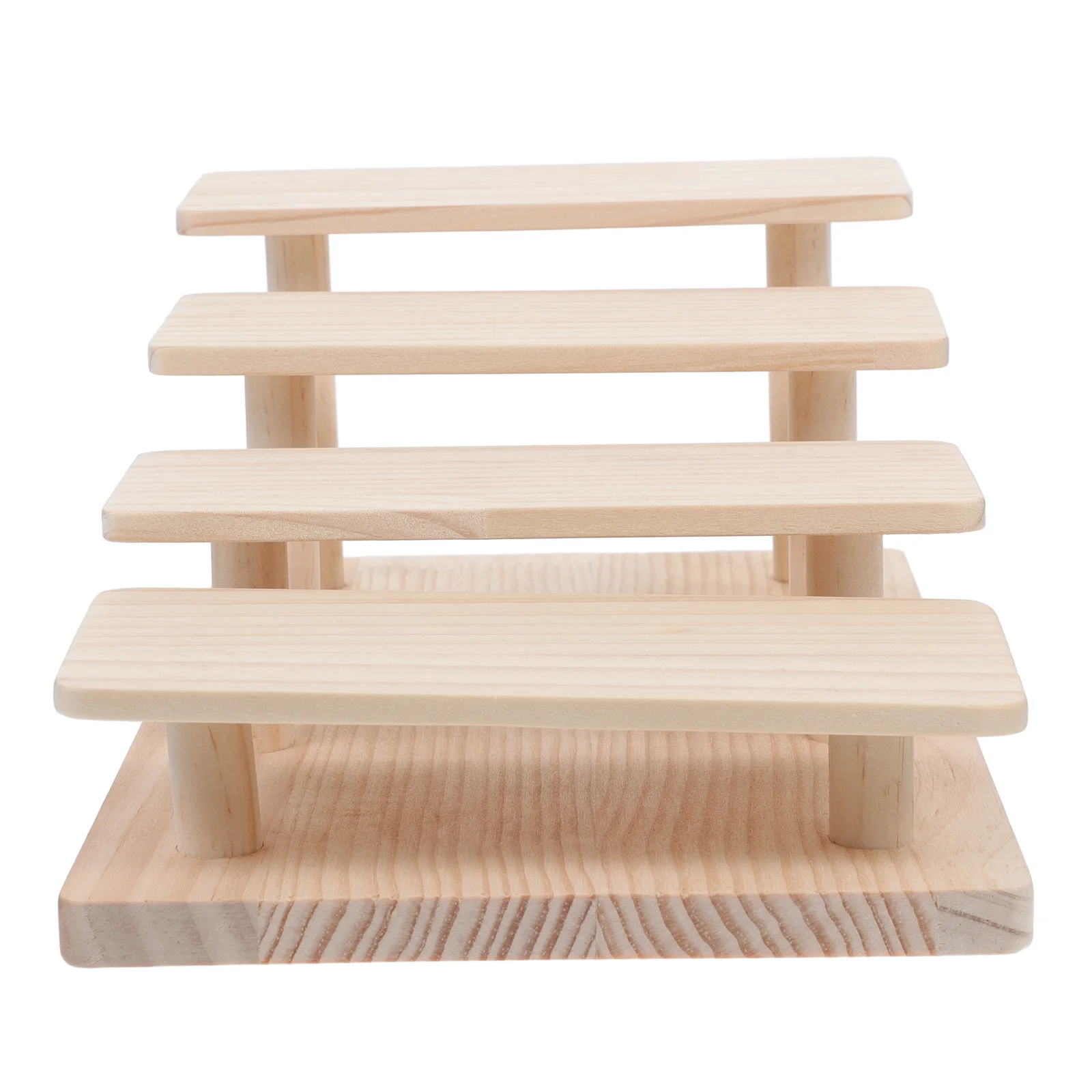 Espositore per occhiali in legno massello Scaffale per occhiali a 4 livelli Scaffale per occhiali da sole Organizzatore per negozi Supporto per struttura in vetro in legno