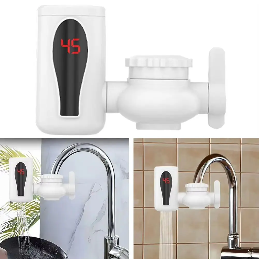 

3000W Power Instant Electric Water Heater Digital Display Double Modes Instant Hot Water Faucet Rotatable Tap LED Display