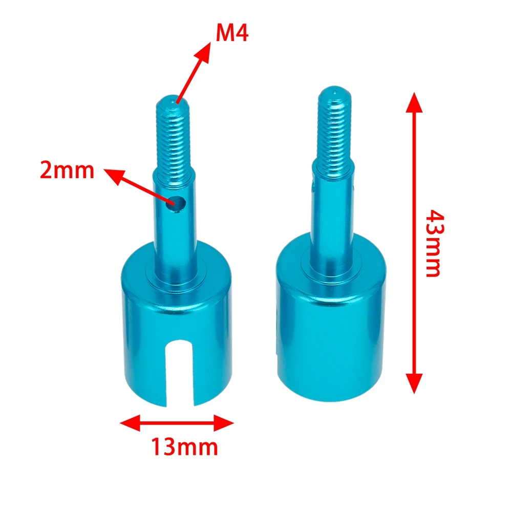 Metal Drive Shaft CVD Dogbone Wheel Axle Cup Hex Adapter for Tamiya TT-01 TT01 TT-02 TT02 1/10 RC Car Upgrade Parts