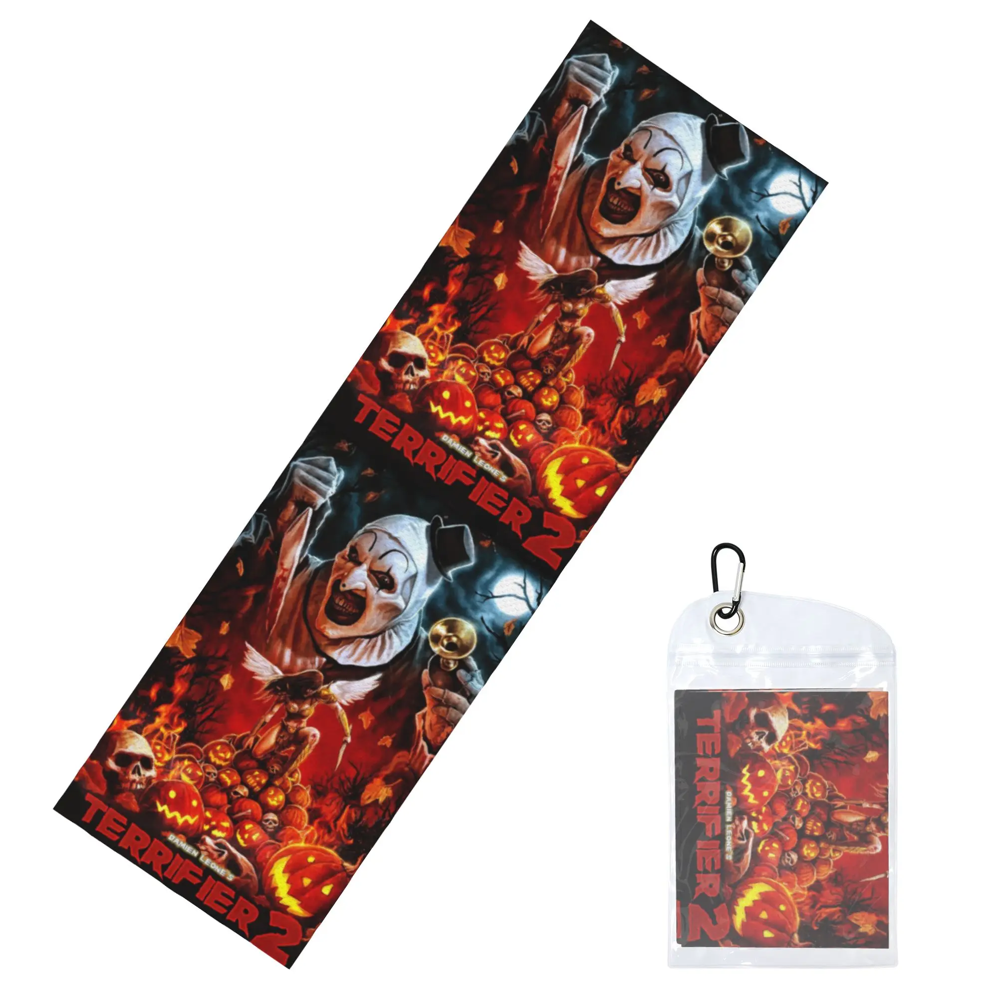 Terrifiers Halloween Horror Movie  Cold Exercise Towel Quick Drying Face Towel  Bath Towels