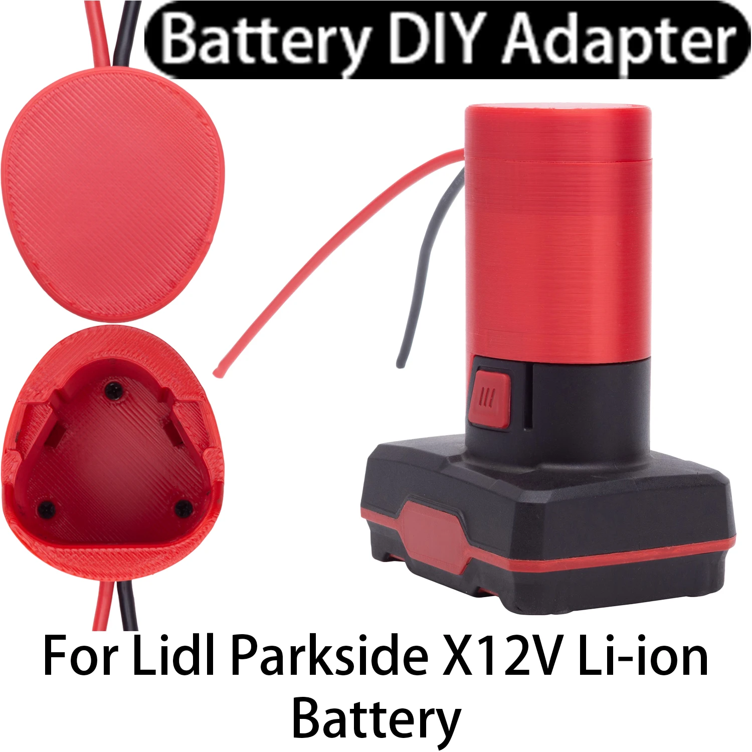 Agm Deep Cycle Battery - DIY Adapter for Lidl Parkside X12V