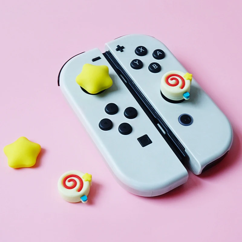 Star Key Sticker Diy Knop Joystick Thumb Stick Grip Cap Cover Voor Nintendo Switch Oled Ns Joystick Skin Case