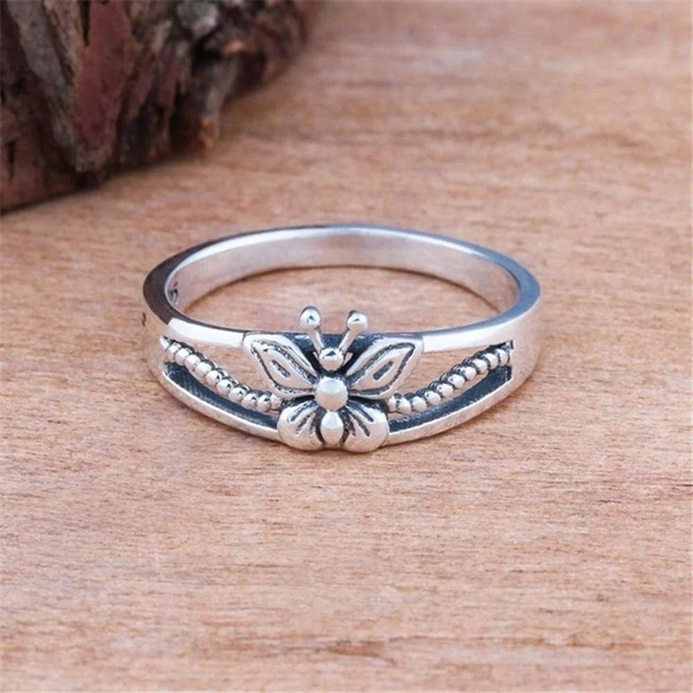 2024 Affordable Exquisite Jewelry Fashion Design Butterfly Style Summer Men's and Women's Couple Love Gift Charming Ring