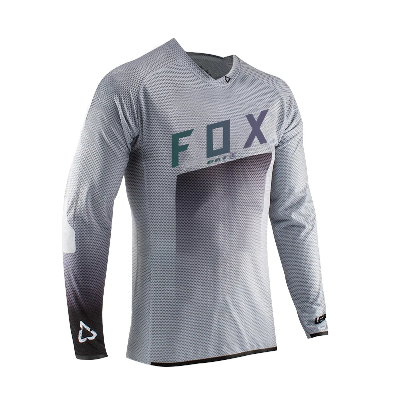 BAT FOX-MTB Jersey para Homens, Downhill Jersey, Mountain Bike Camisa, Motocross T-shirt, Quick-Dry, Enduro, Off-Road, Ciclismo Maillot