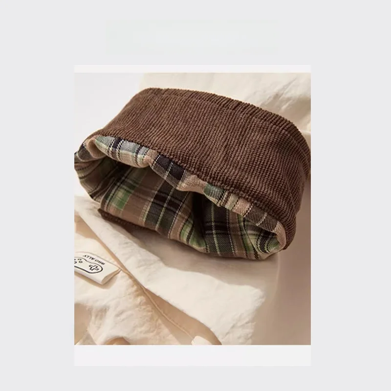 

Retro Japanese Streetwear Color Blo Casual Jaet Men's Loose Ame Workwear Coat Spring Season Long Sve Flip Collar