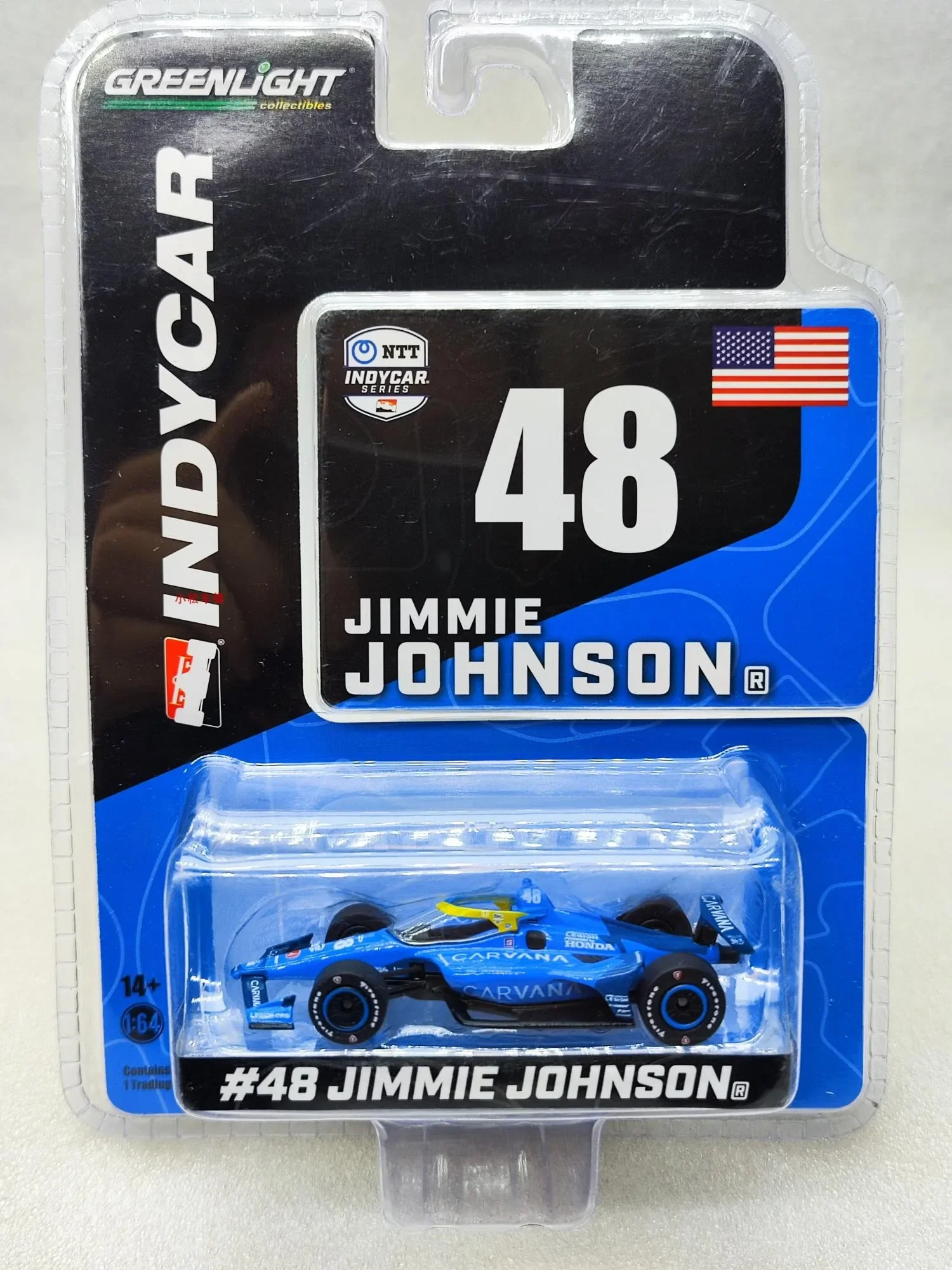 

Green Light 1:64 2022 Серия NTT IndyCar - # Коллекционная модель автомобиля из литого под давлением сплава 48, Jimmie Johnson