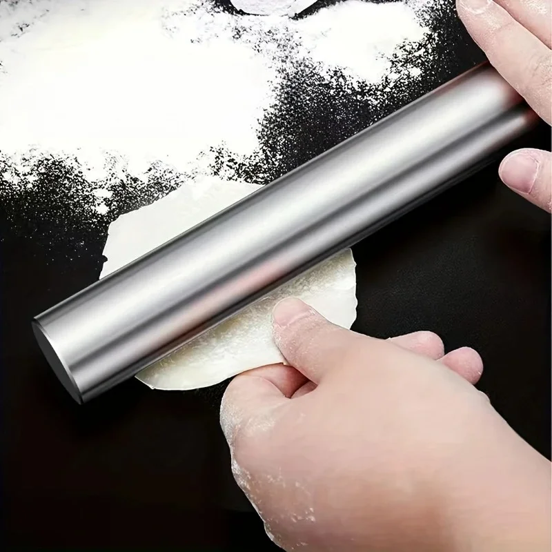 논스틱 스테인리스 스틸 롤링핀 반죽 롤러 베이킹 도구 - Kitchen Roller Baking 리뷰 및 가격