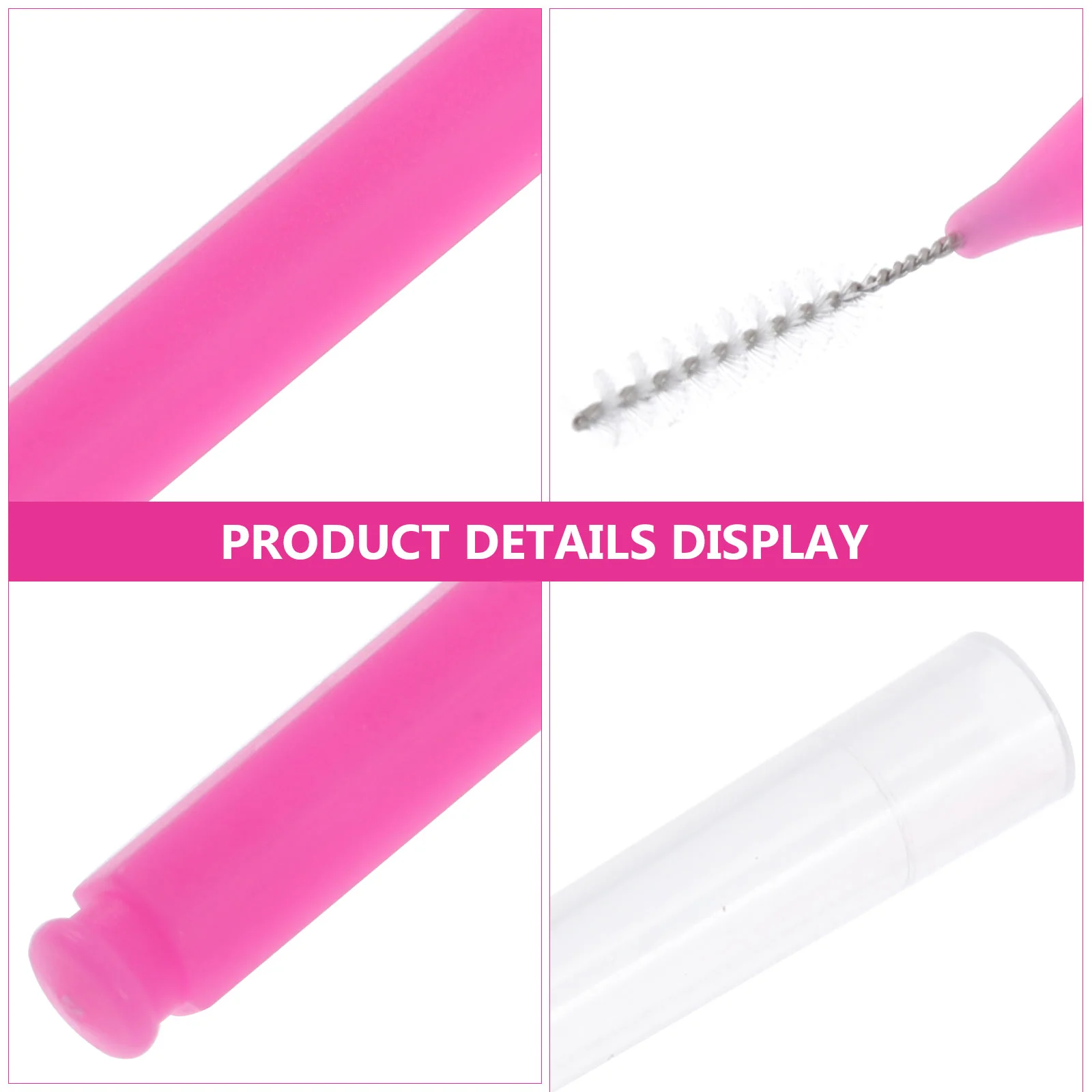 100 Pcs Eyelash Eyebrow Brush Interdental Flossers Makeup Applicators Mascara Wands