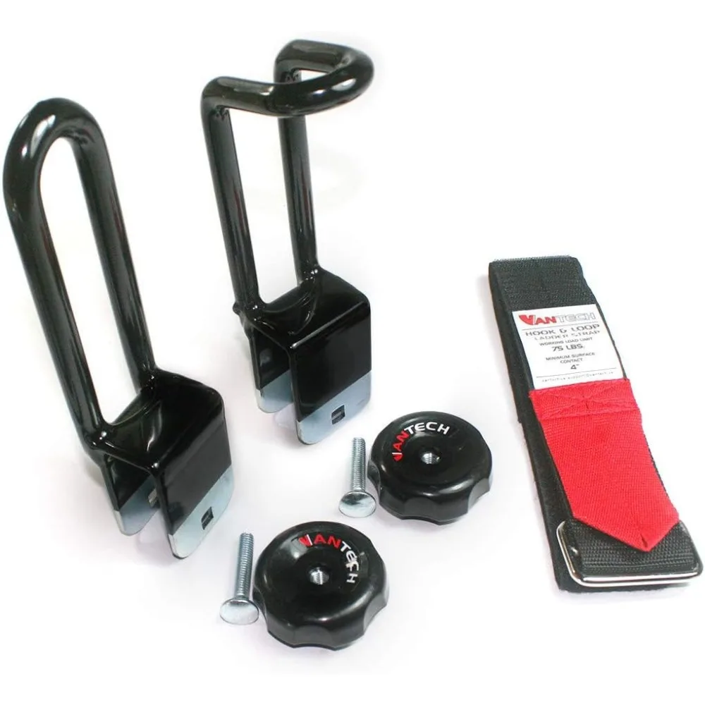 H1 2 Bar for RAM ProMaster City Steel Ladder roof Rack 2015-On, Black