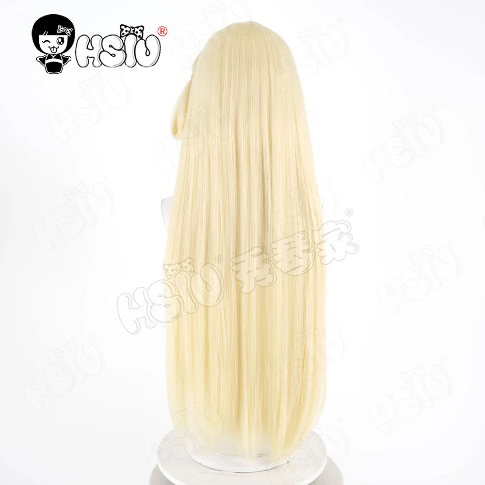 Sky Striker Ace Cosplay Perücke HSIU 80 cm beige weiß Langes Haar Synthetische Perücke + Perückenkappe SPIEL Offizielles Kartenspiel Cosplay Perücke