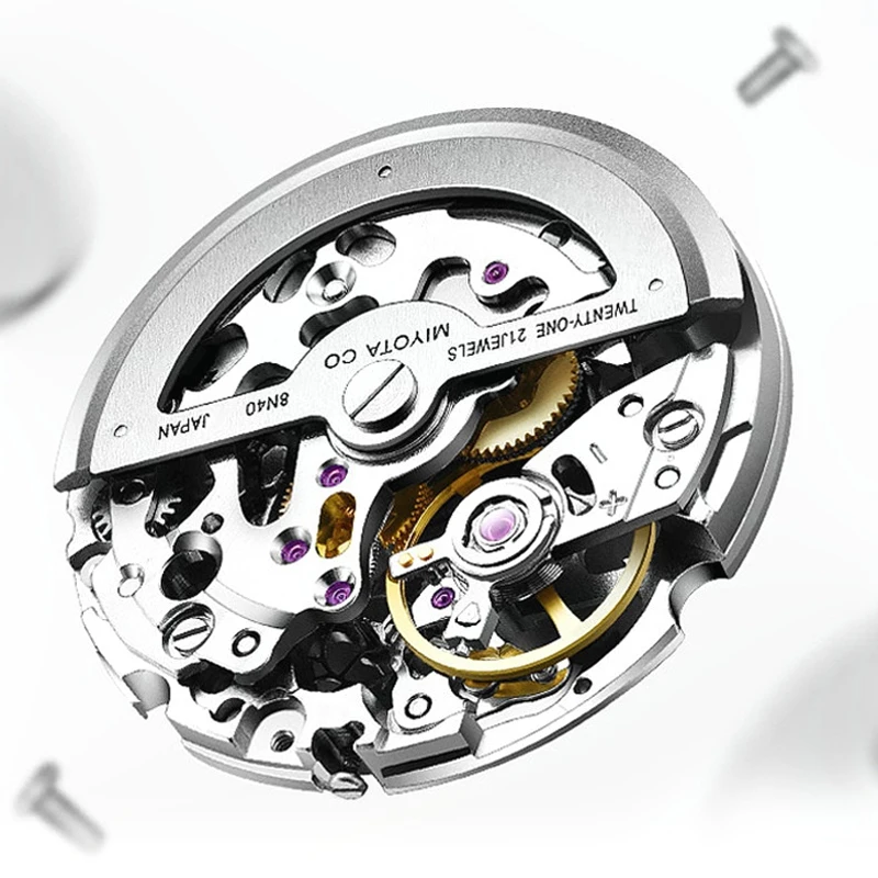 LINGKE nuevo reloj mecánico Tourbillon de lujo de alta gama para hombres relojes de esqueleto automáticos impermeables de acero inoxidable para hombres