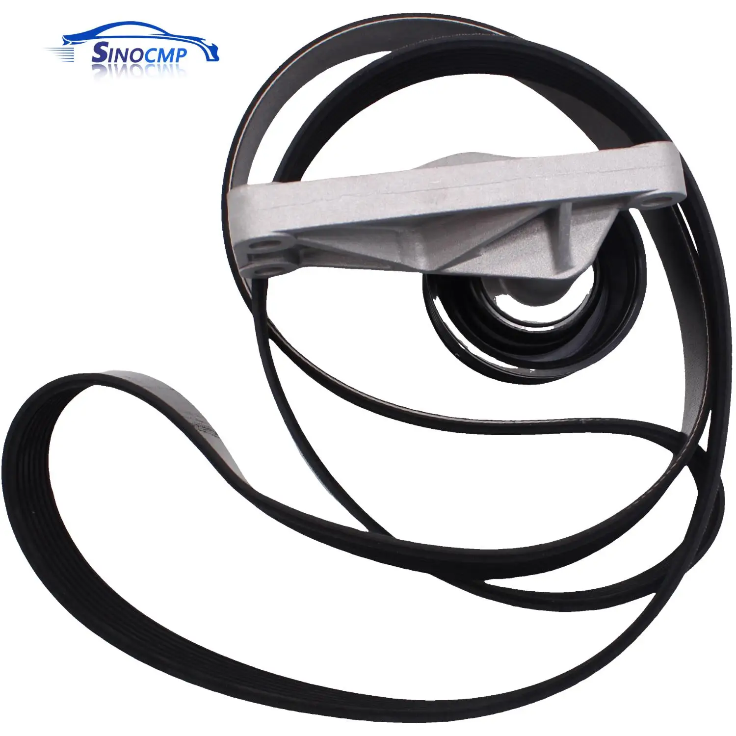 

1 комплект вспомогательного приводного шкива натяжителя и приводной ремень, обходной комплект ACE с кондиционером переменного тока для Land Rover Discovery 2 TD5 1998-2004 гг.