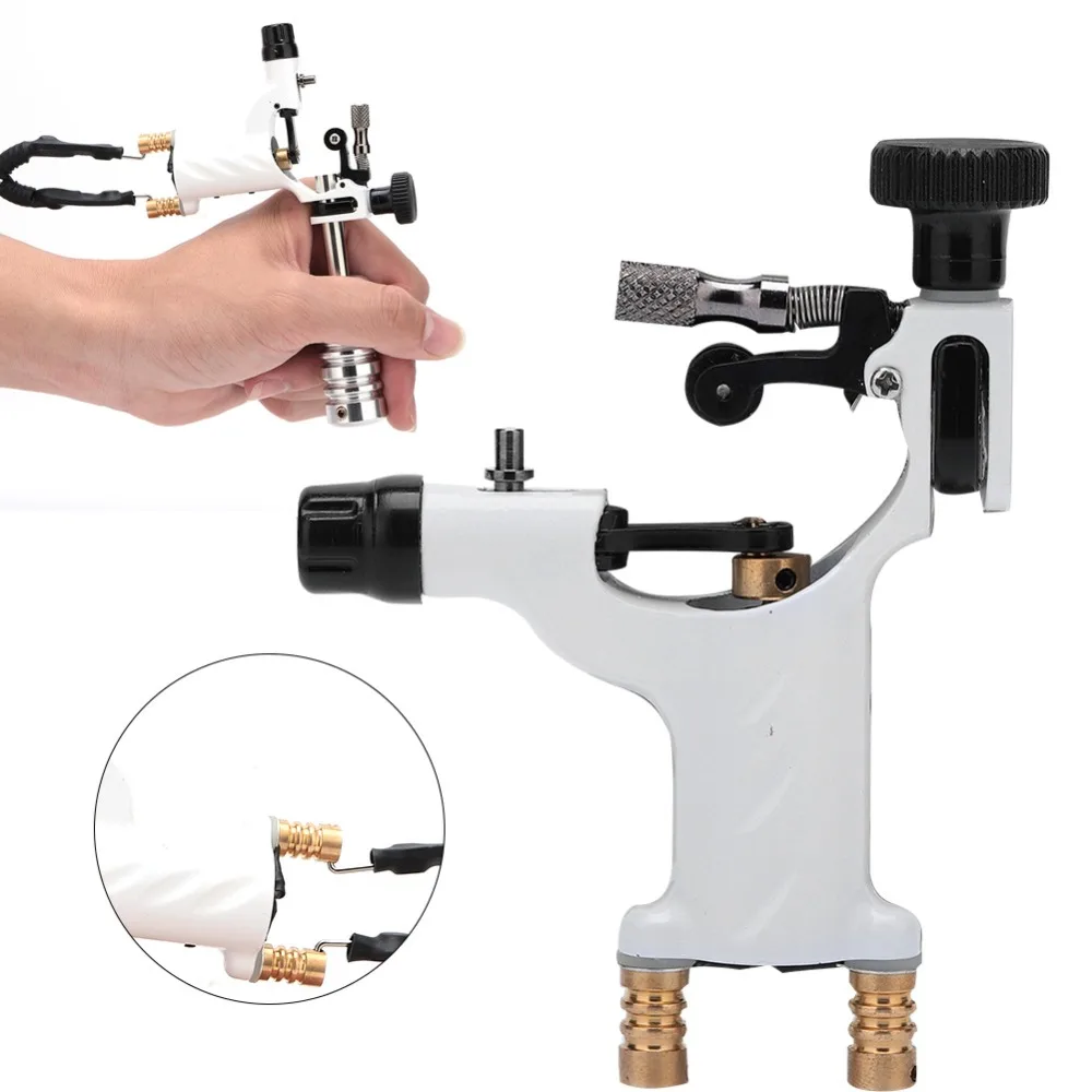 Beroep Tattoo Kit Roterende Tattoo Machine Haak Lijn Grip Tool Set Wenkbrauw Lip Body Art Permanente Make-Up Machinegeweer Tijdelijk