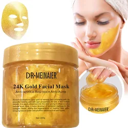 250g 24K Gold Collagen Repair Sleeping Facial Mask for Firming, Hydration, and Moisturizing Face Cream Apply-on Mask Skincare